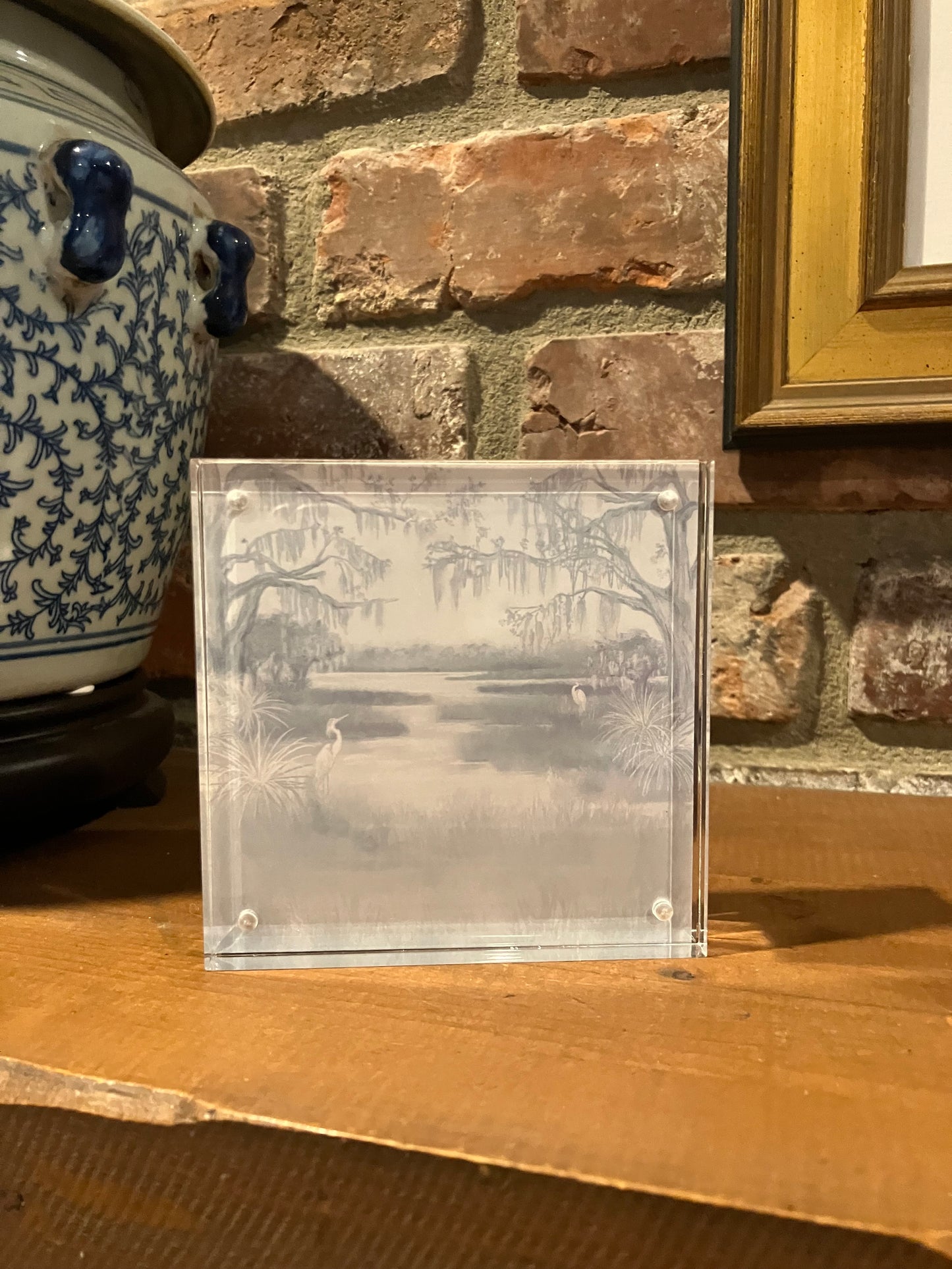Blue Marsh Acrylic Art