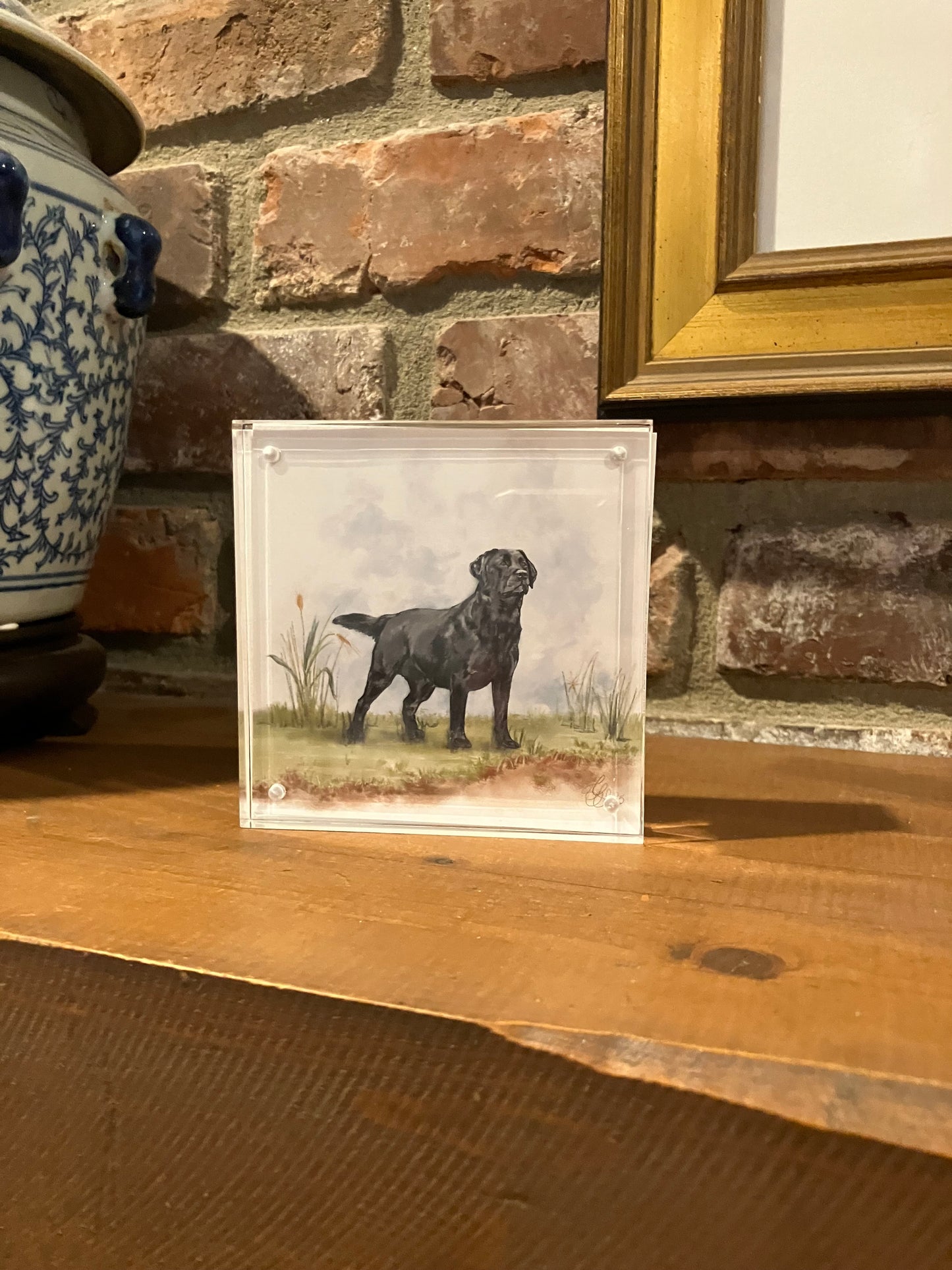 Black Lab “Petite Pup” Acrylic Art
