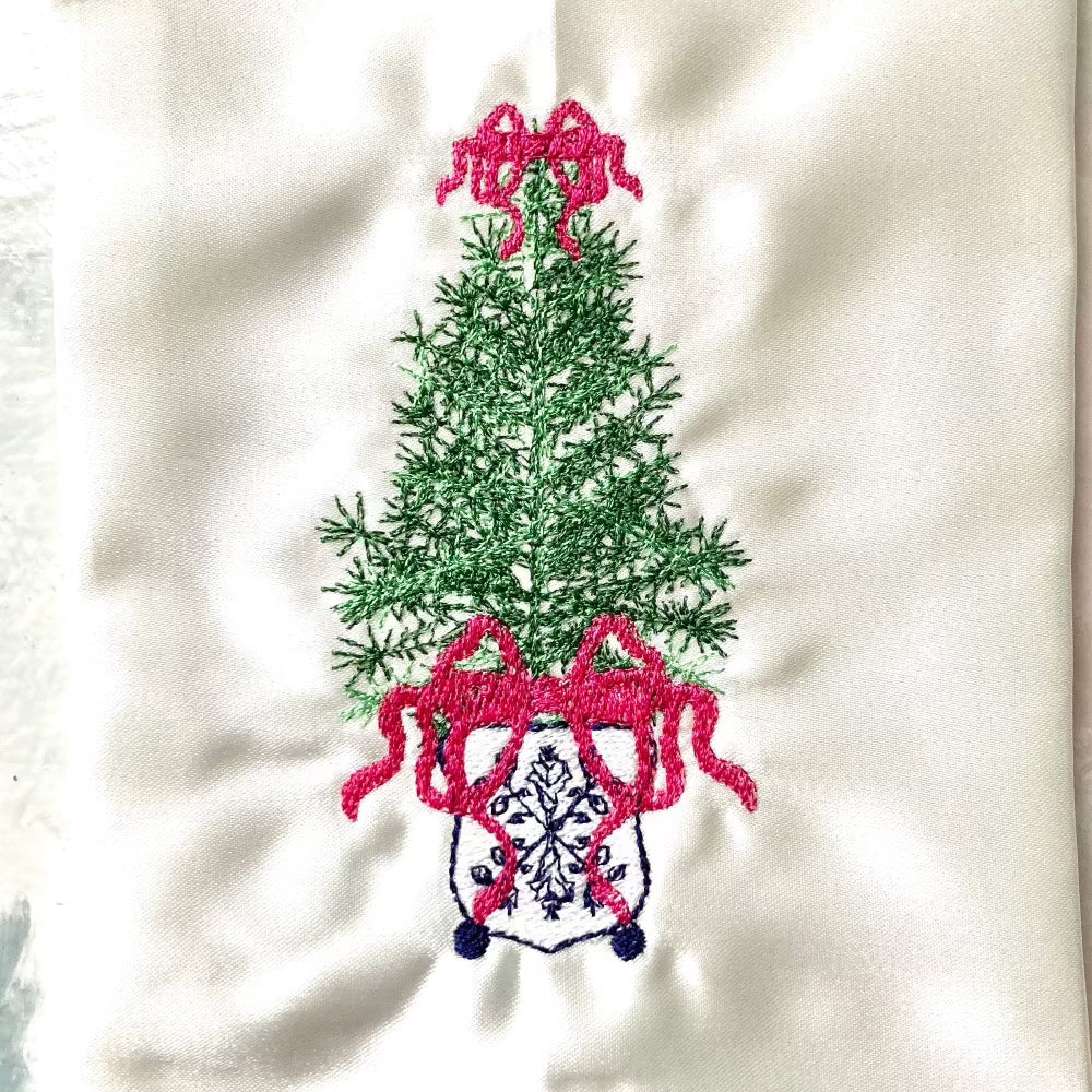 Christmas Wreath Sash