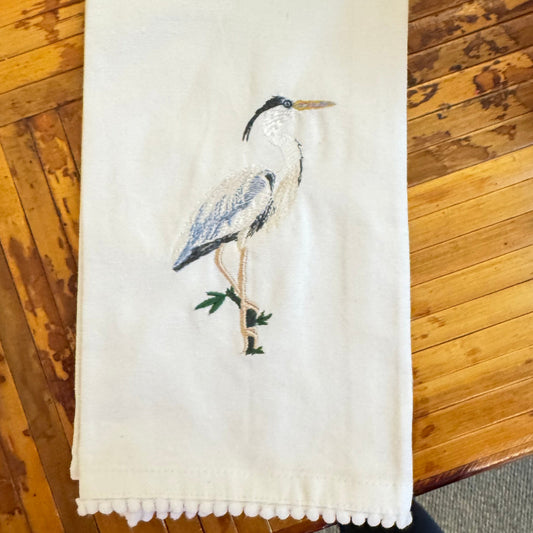 Blue Heron Tea Towel