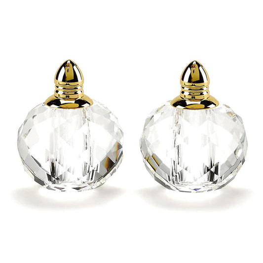 Zendra Gold Salt and Pepper Shakers Set