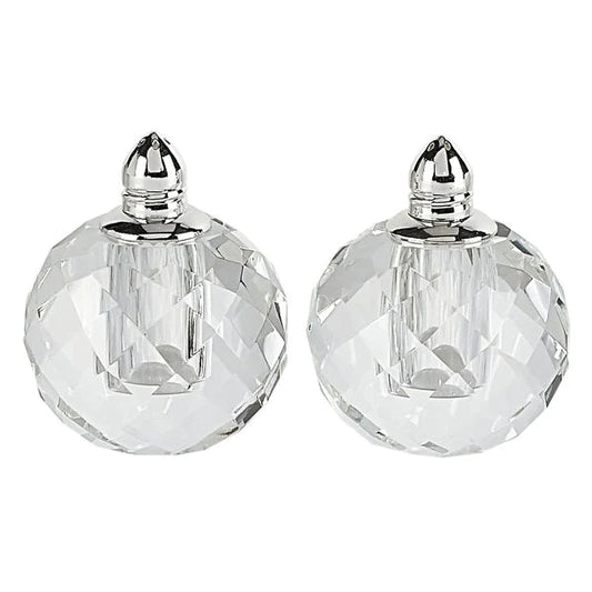 Zendra Platinum Salt and Pepper Shakers Set