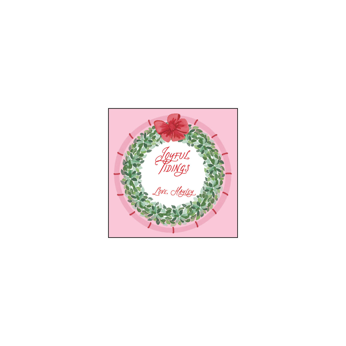 Joyful Tidings Gift Label