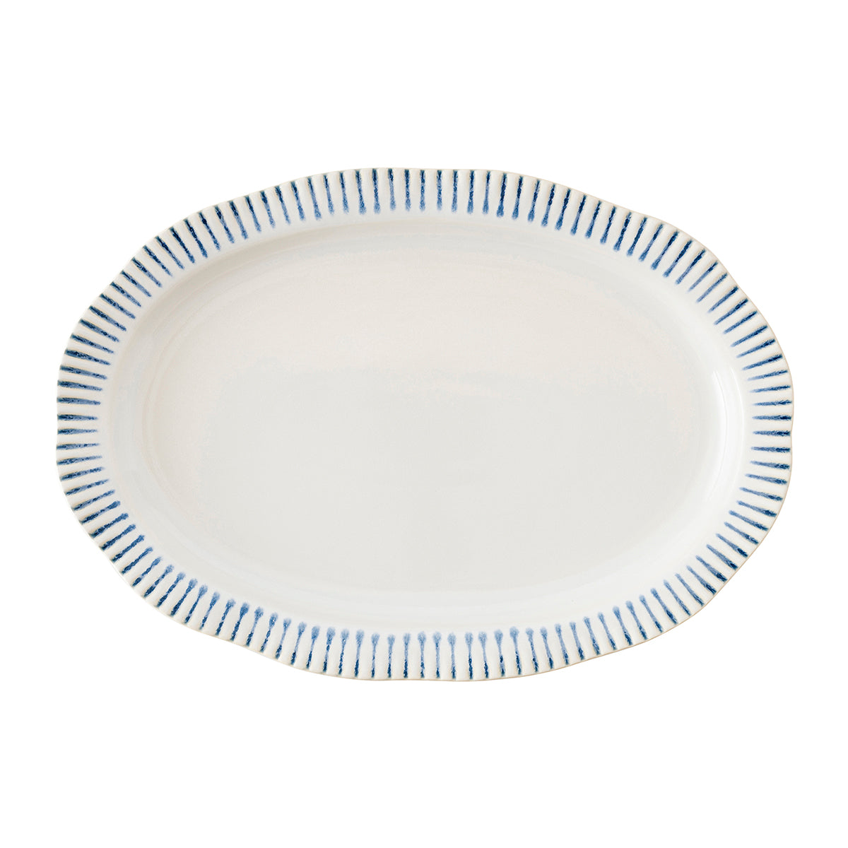 Sitio Stripe Platter 17 in.