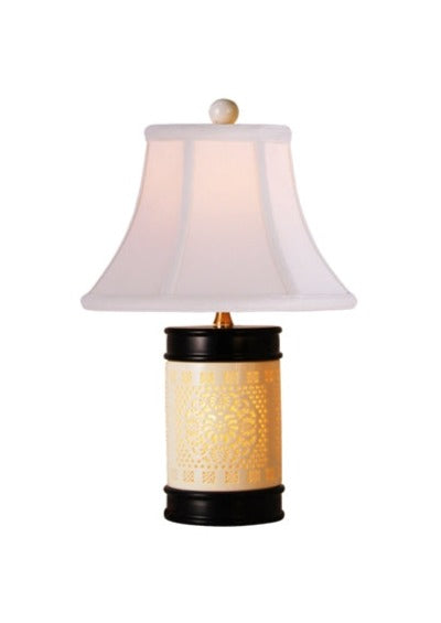 Filigree Bone China Lamp, Small