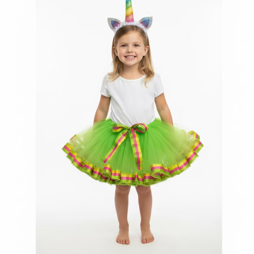 Girl's Tutu, Lime Green