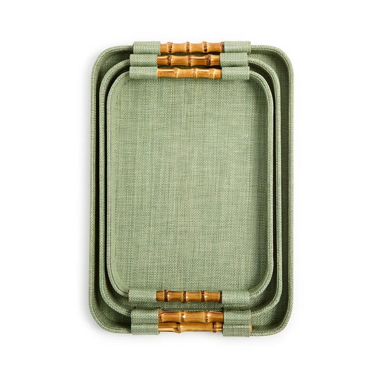 Natural Grass Rectangle Trays
