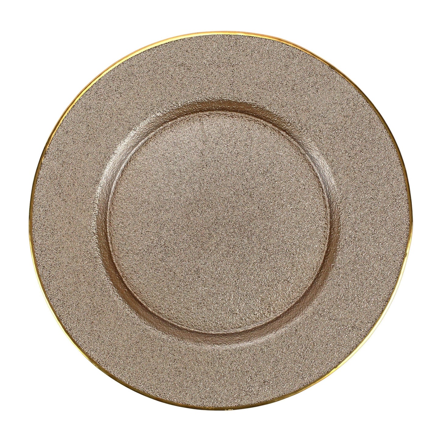 Metallic Service Plate Pearl