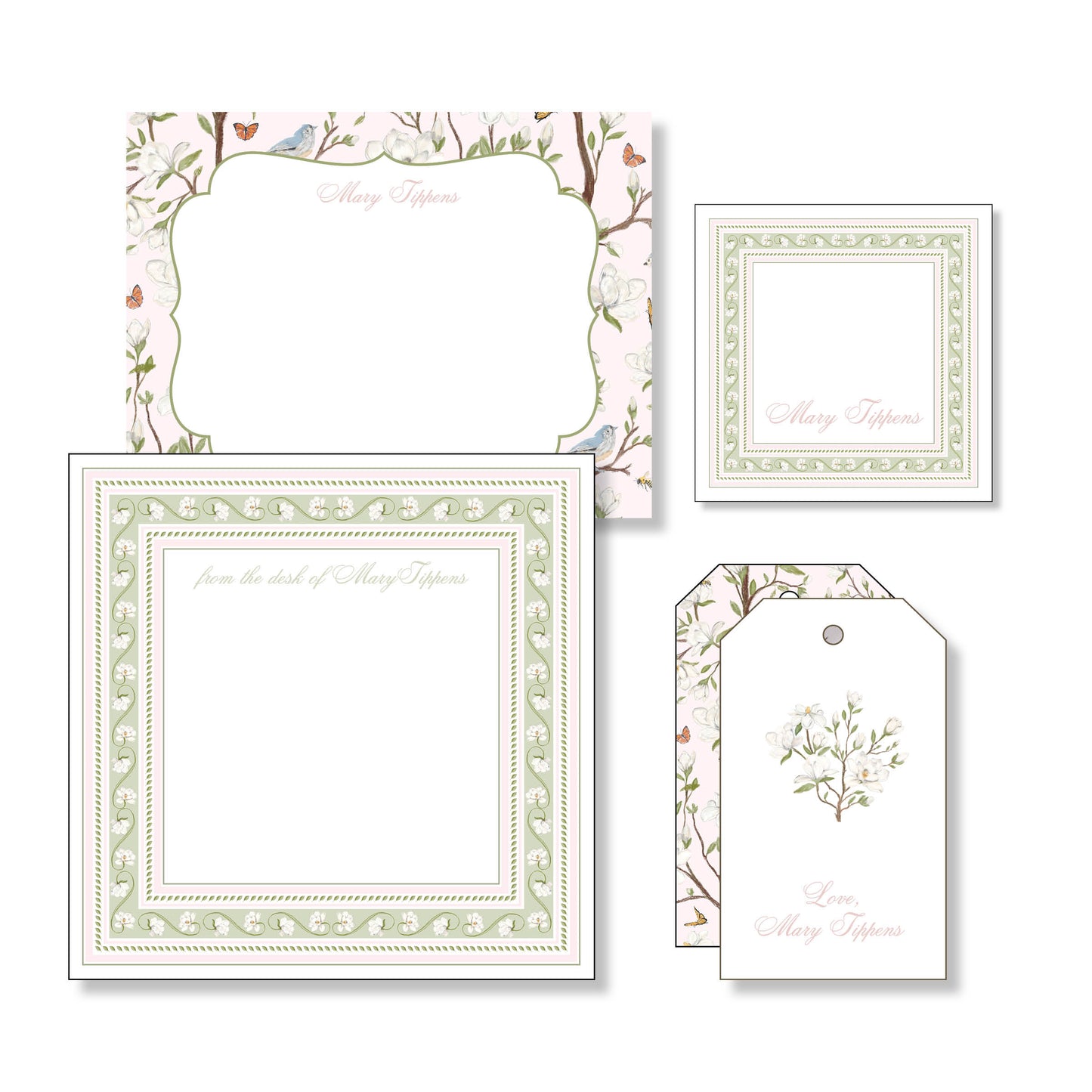 Magnolia Stationery Set
