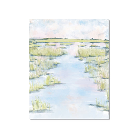 Low country marsh painted scene
