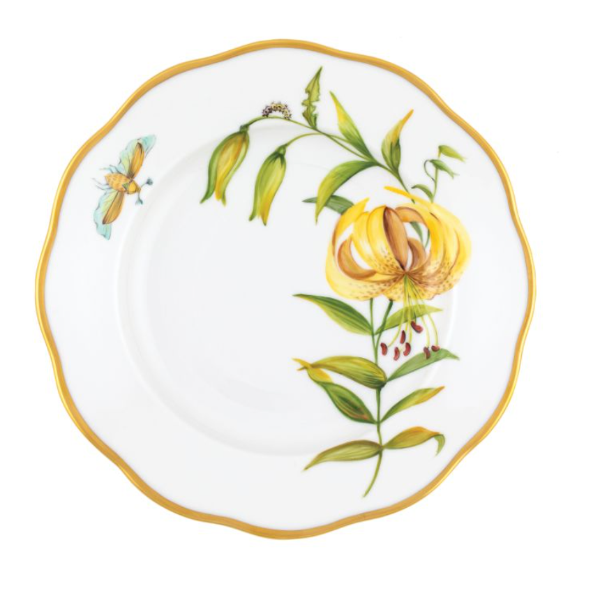 Herend American Wildflower Blue Bonnet Bread & Butter Plate - Thumbnail 3