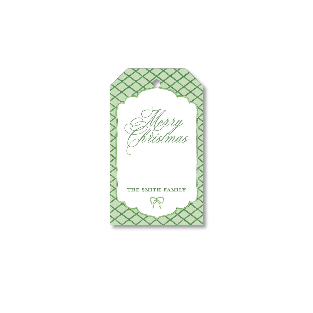 Merry Bamboo Gift Tag