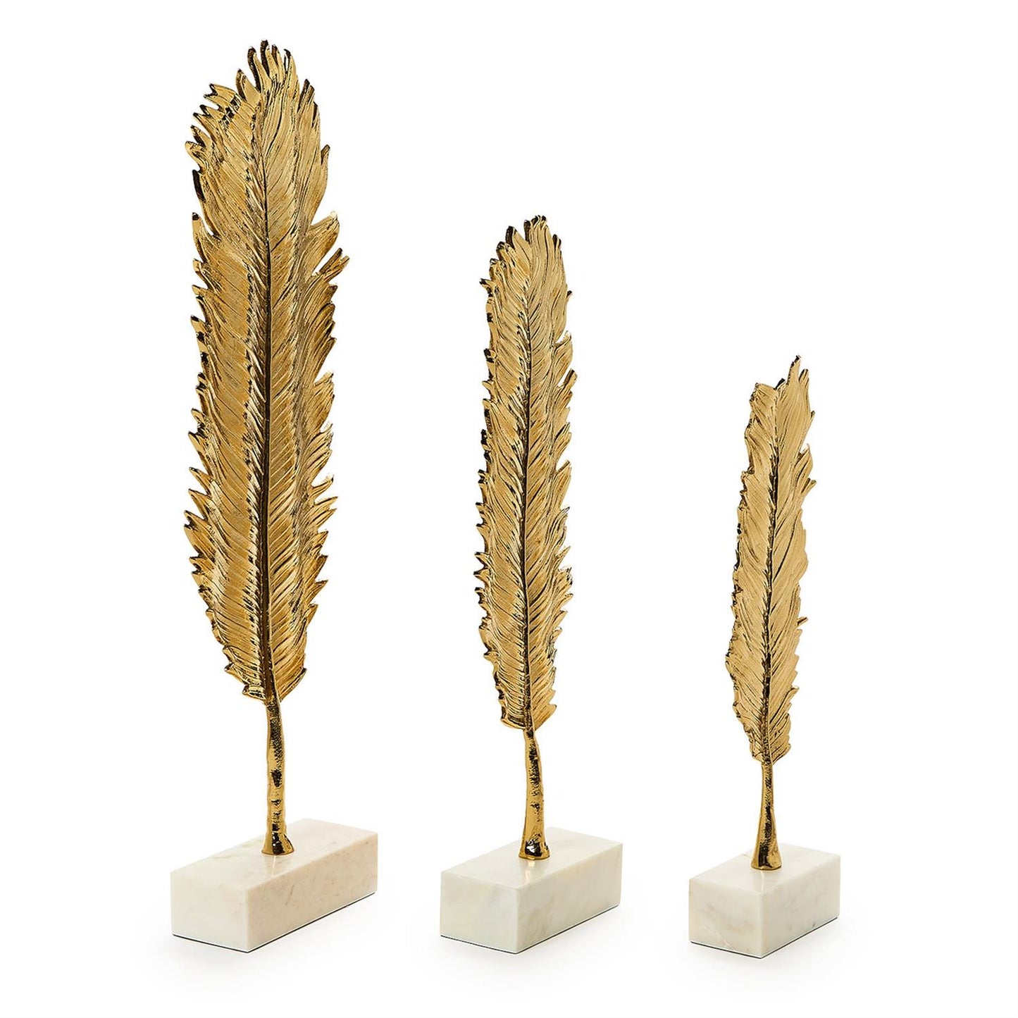 Palm Golden Leaf Sculpture