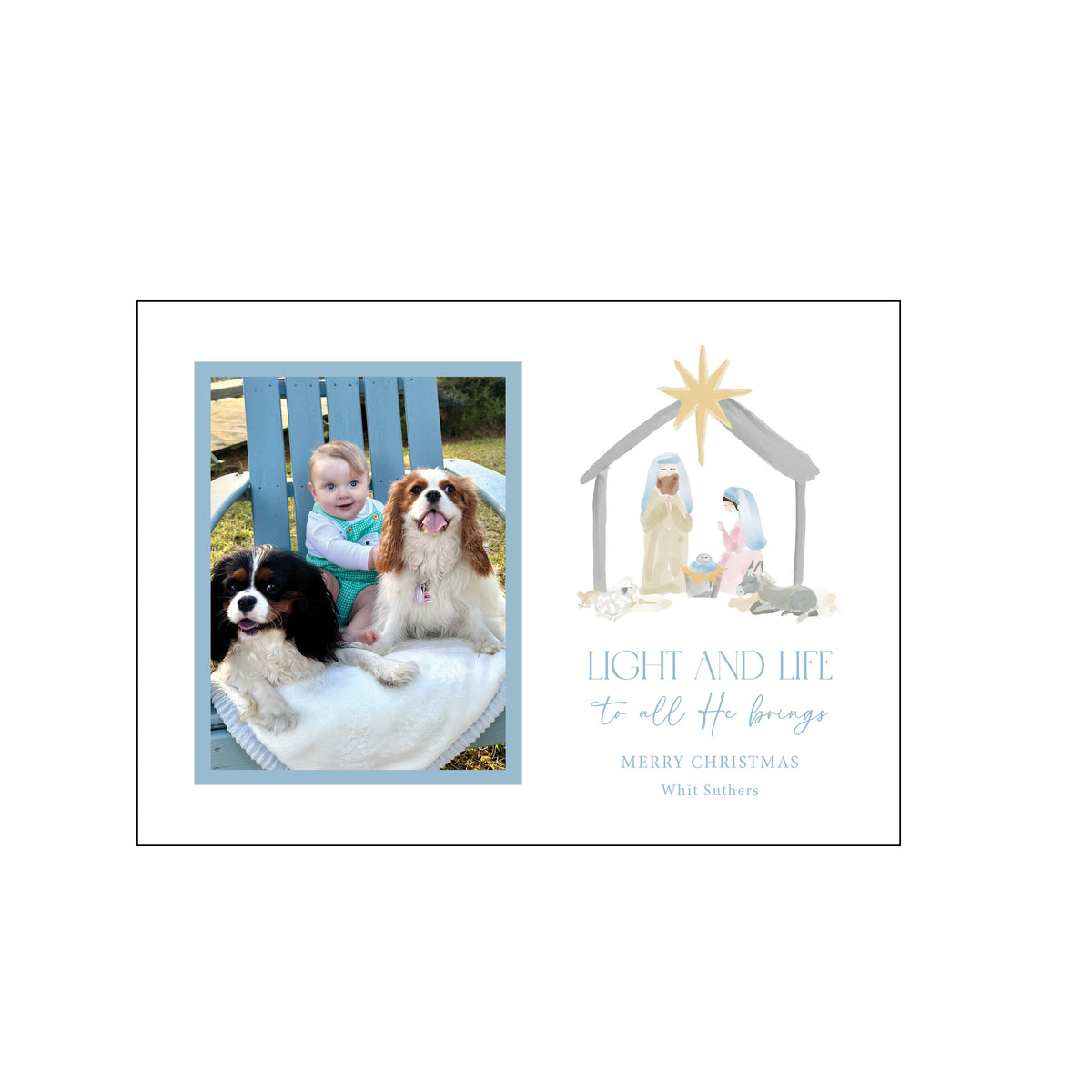 Away in a Manger Card