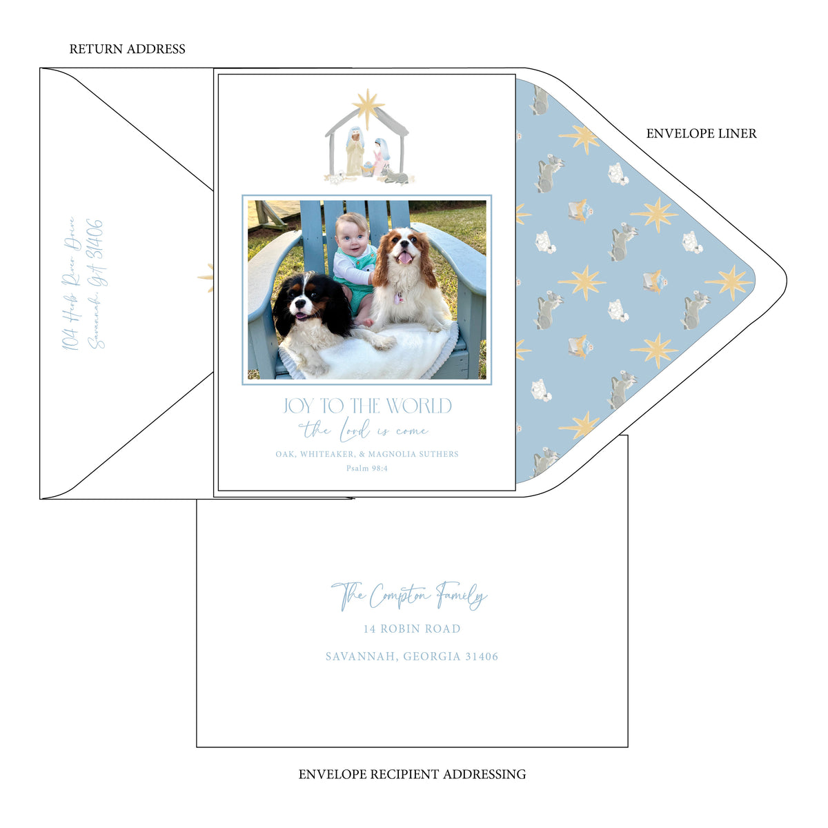 Away in a Manger Card 2