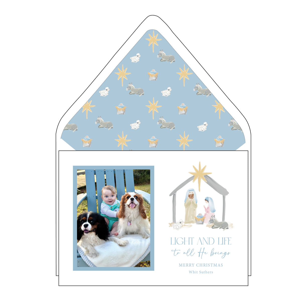 Away in a Manger Card