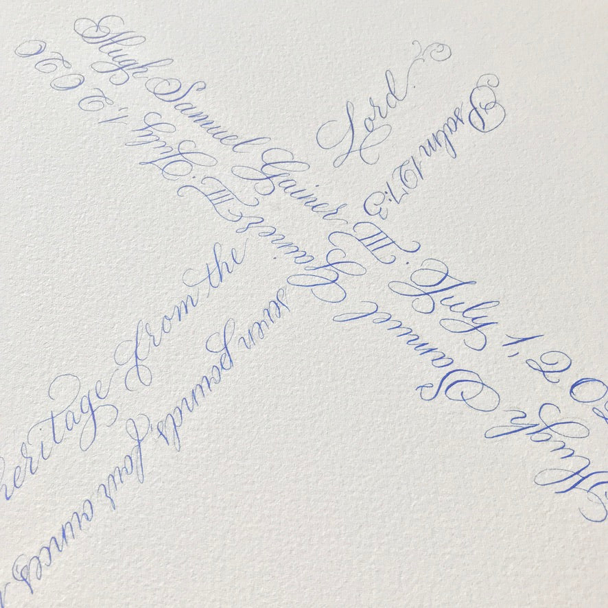Calligraphy Cross