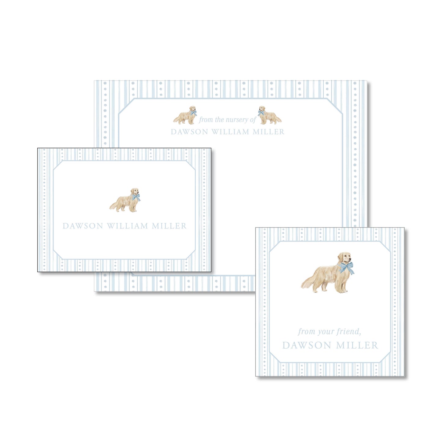 Golden Nursery Children Stationery Set