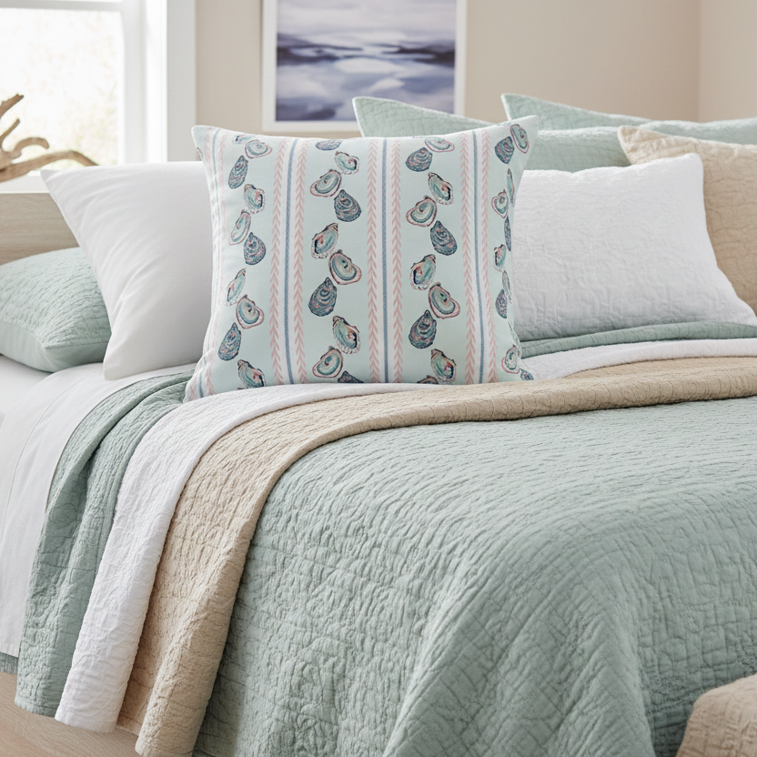 Oyster Pink Pillow Cover