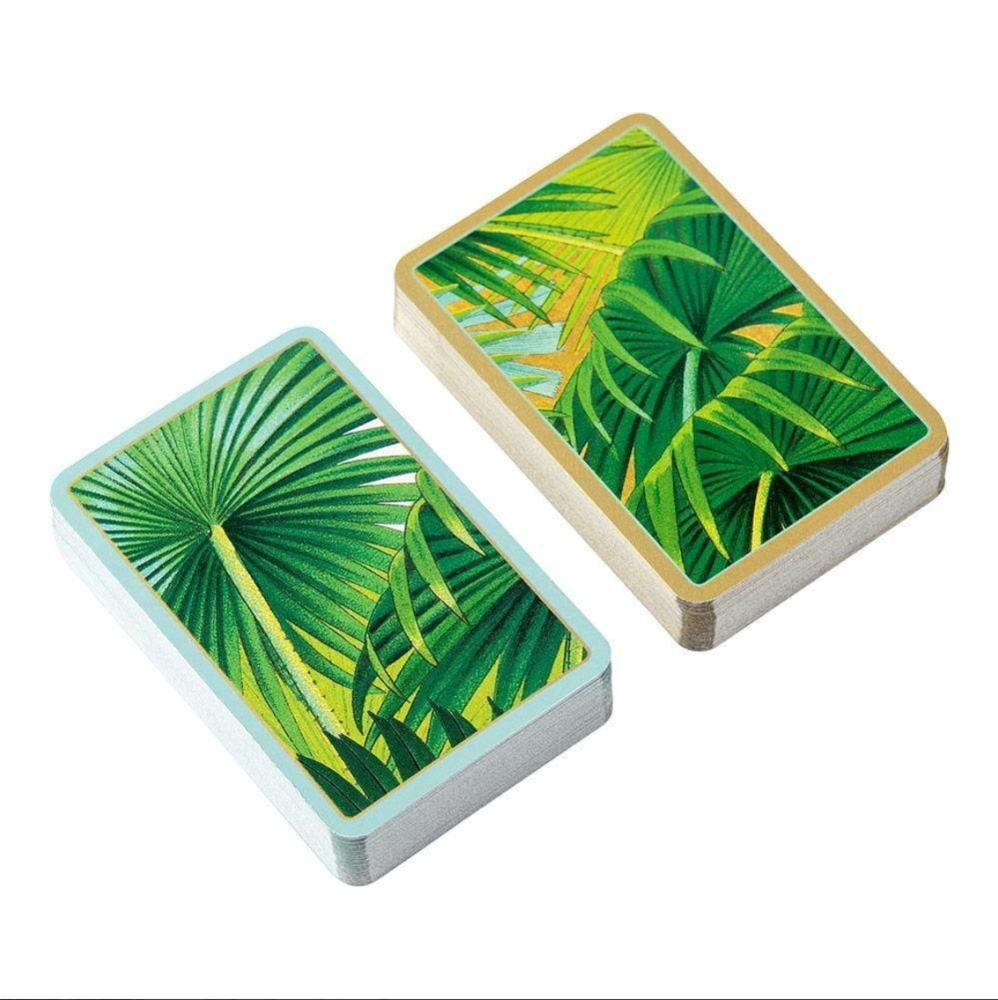 Jumbo Playing Cards - Palm Fronds
