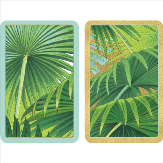 Jumbo Playing Cards - Palm Fronds