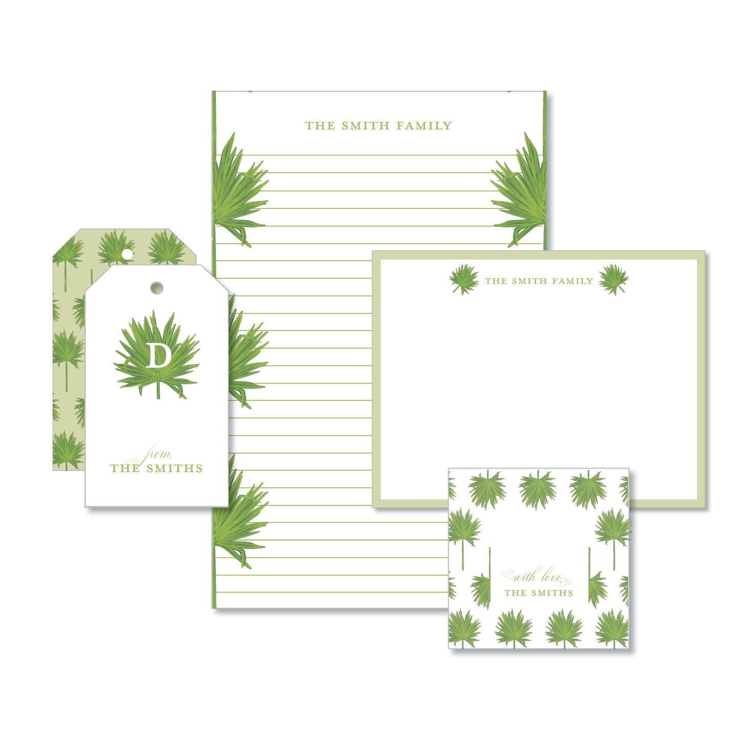Palmetto Stationery Set