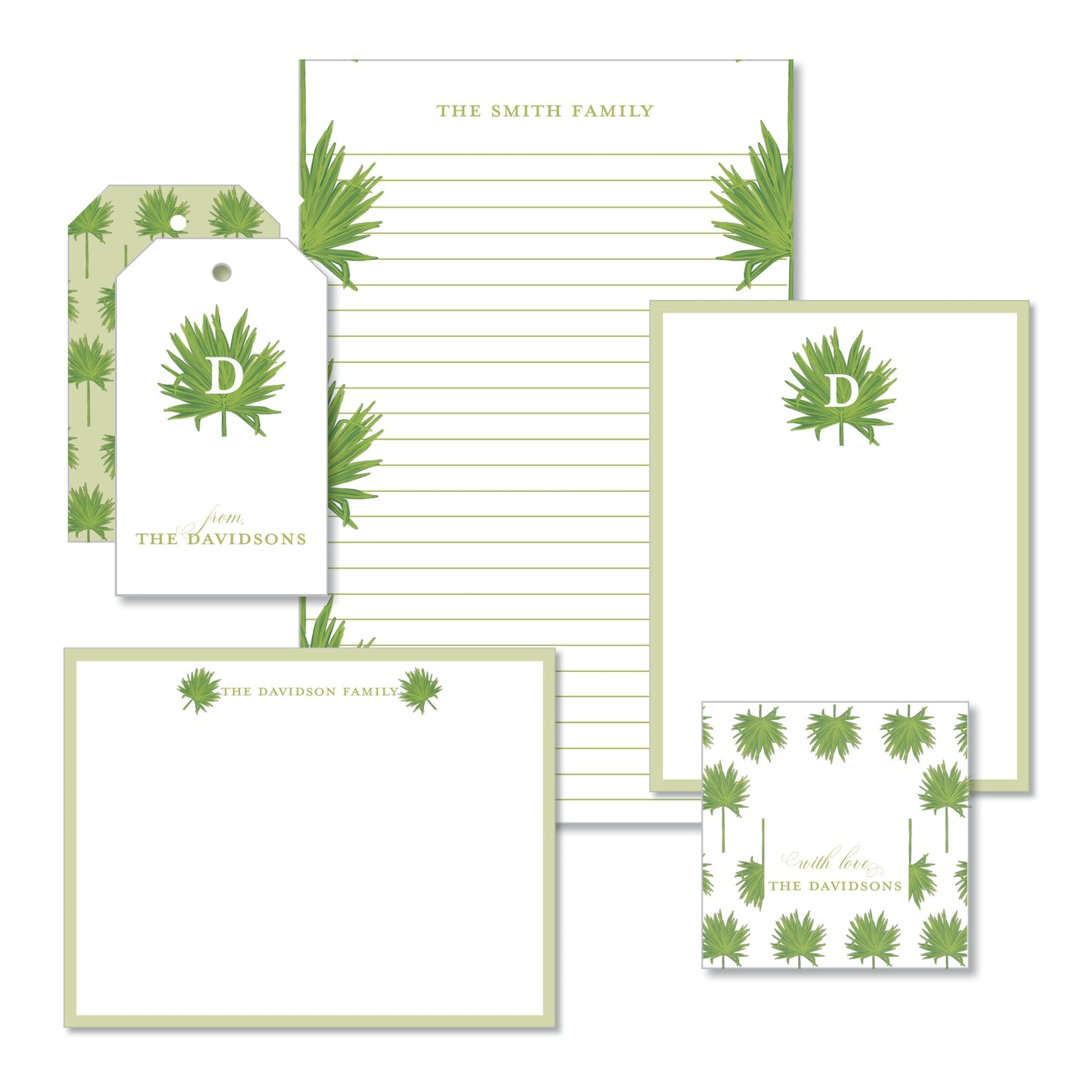 Palmetto Stationery Set