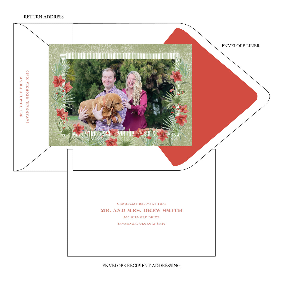 Palms in Bloom Card