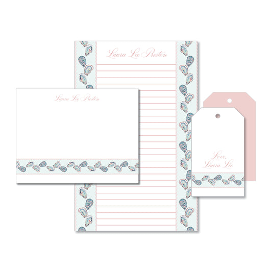 Oyster Pink Stationery Set