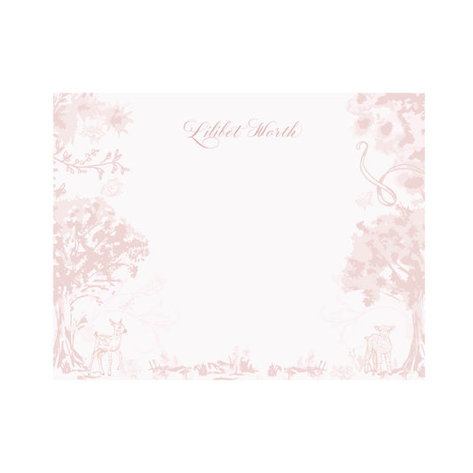 Pink Elegance Notecard