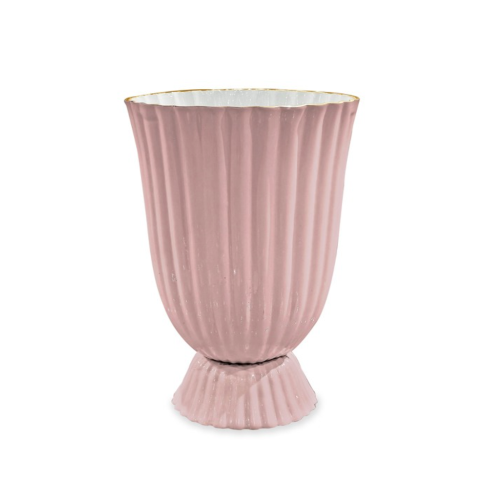 Vertical Mauve Vase