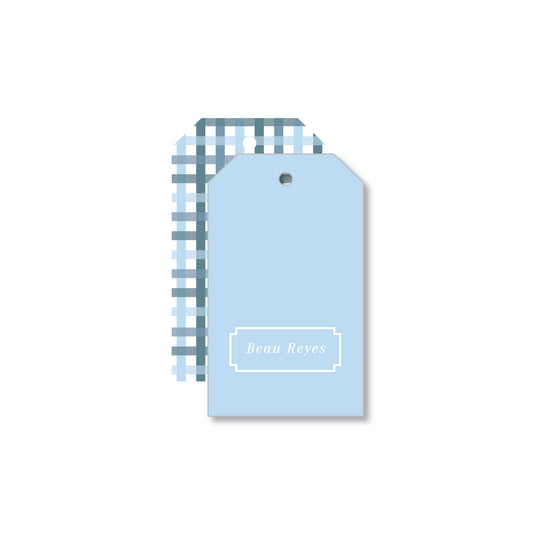 Plaid Gift Tag