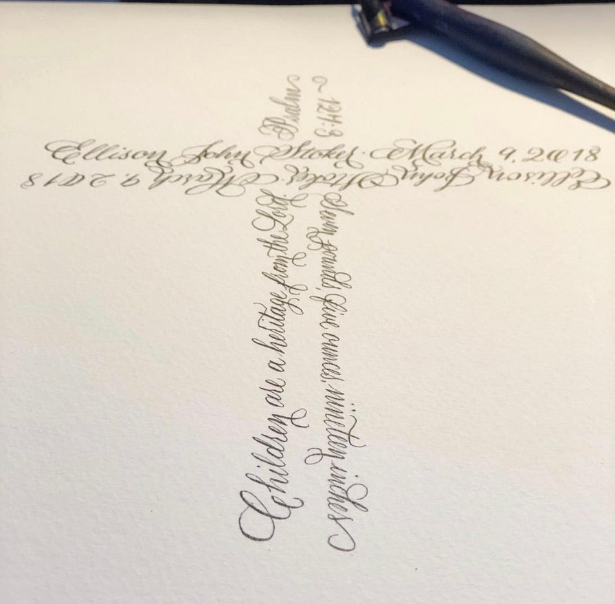 Calligraphy Cross