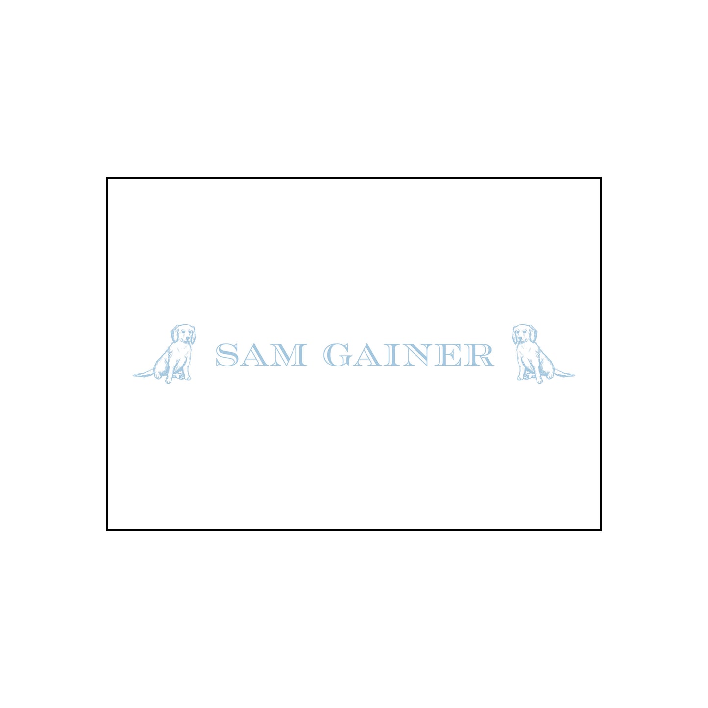 Enclosure Card - Puppy