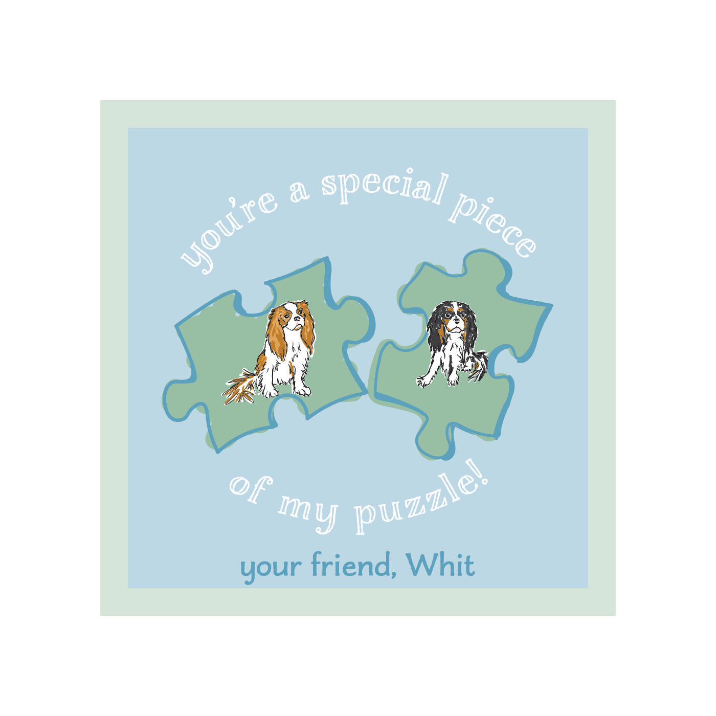 Puppy Puzzle Valentine