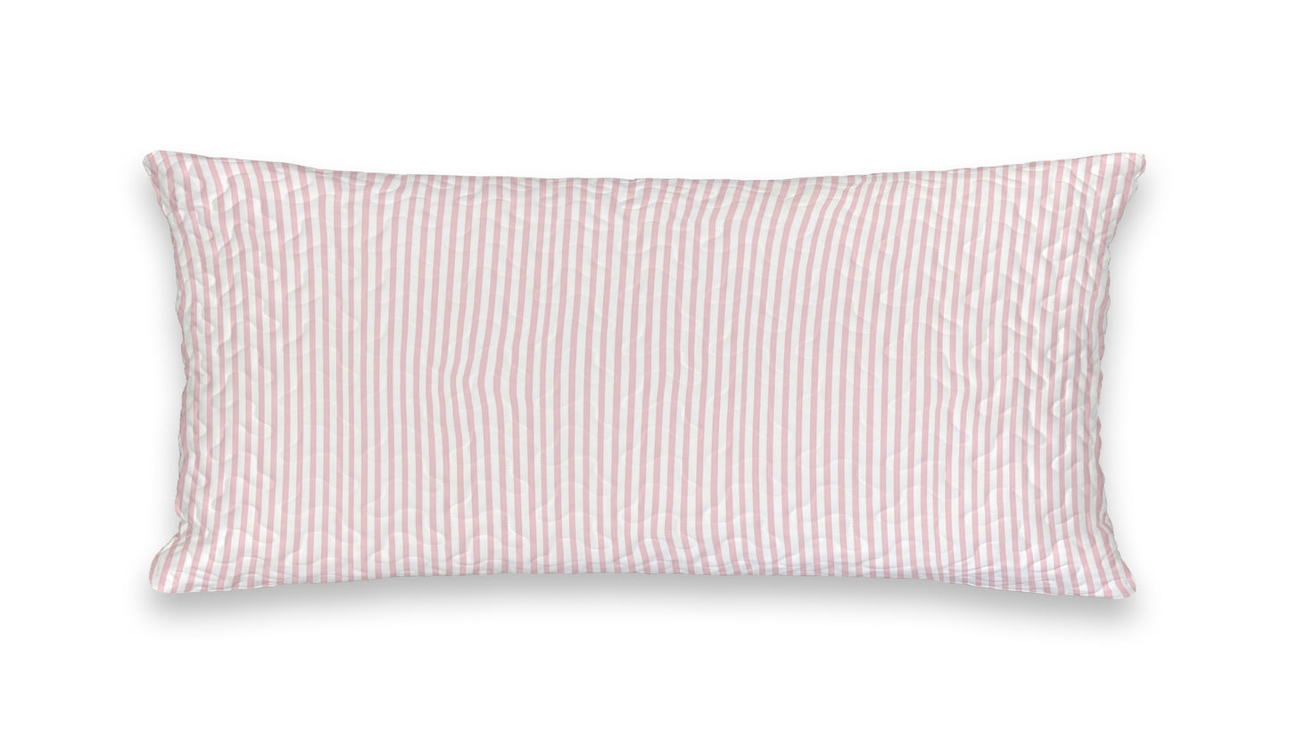 Claire Quilted Pillow-Pink