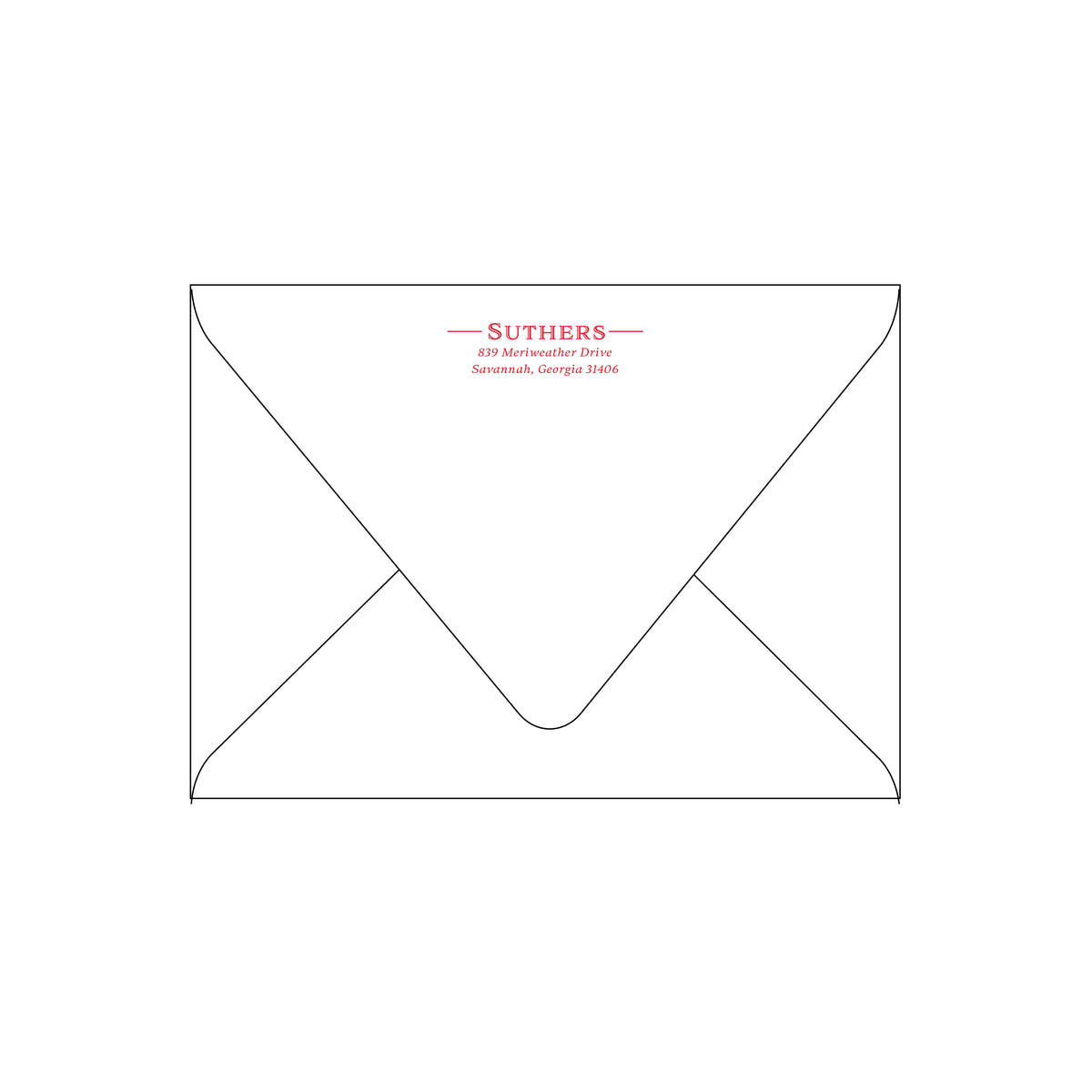 Red Bow Garland Card