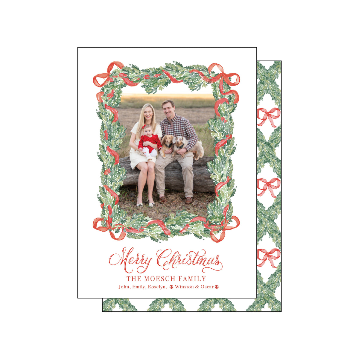 Red Bow Card