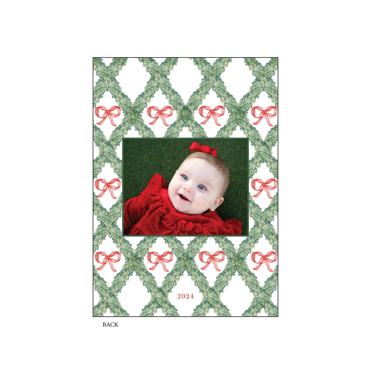 Red Bow Card