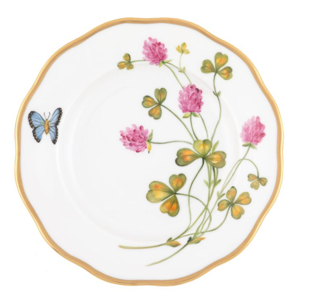 Herend American Wildflower Blue Bonnet Bread & Butter Plate - Thumbnail 5