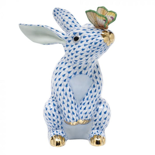 Bunny with Butterfly Figurine