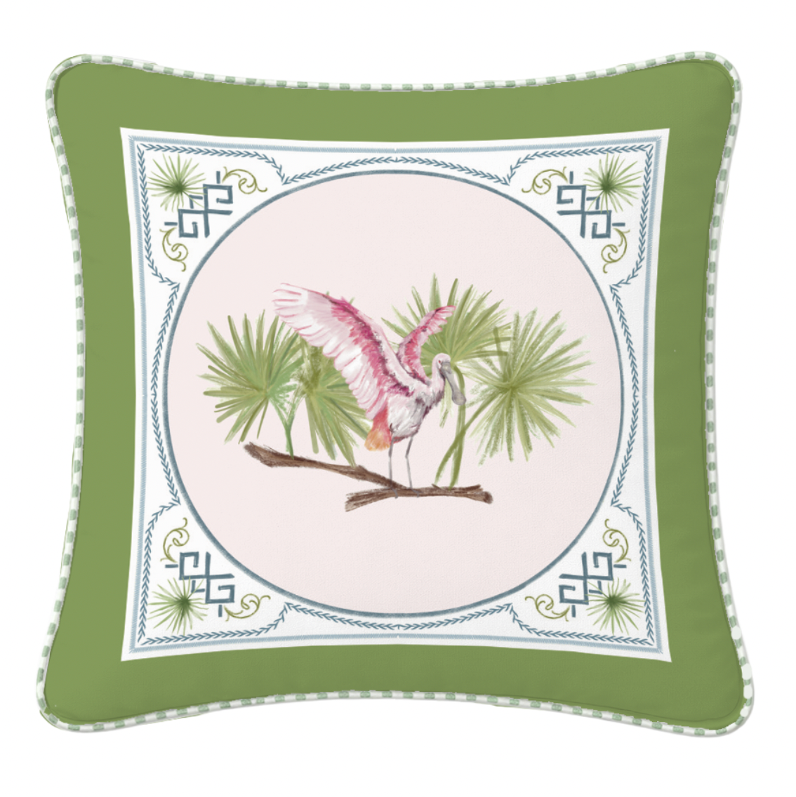 Pink Plume Pillows