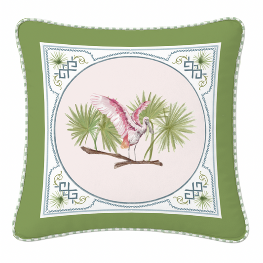 Pink Plume Pillows