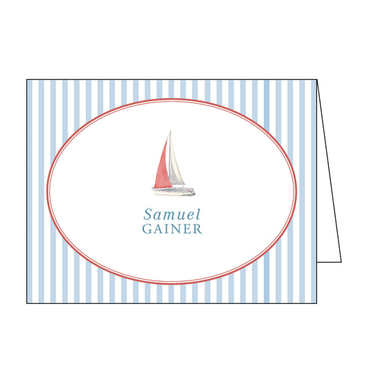 Sailboat Frame Note