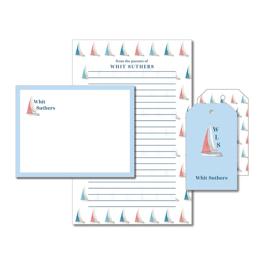 Sailing Stationery Set