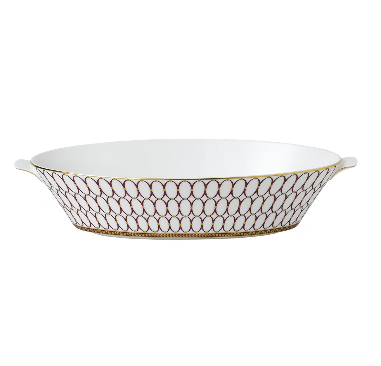 Renaissance Gold Oval Serving Bowl