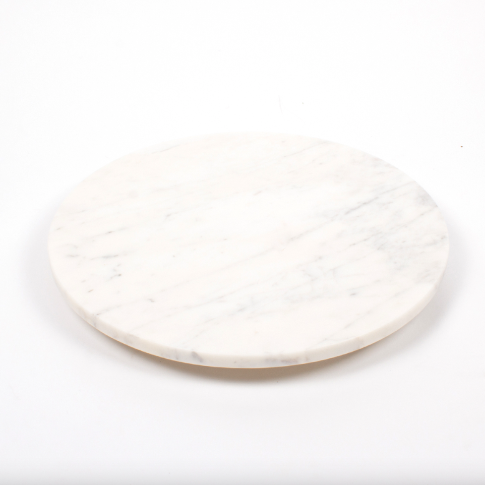 White Marble Lazy Susan