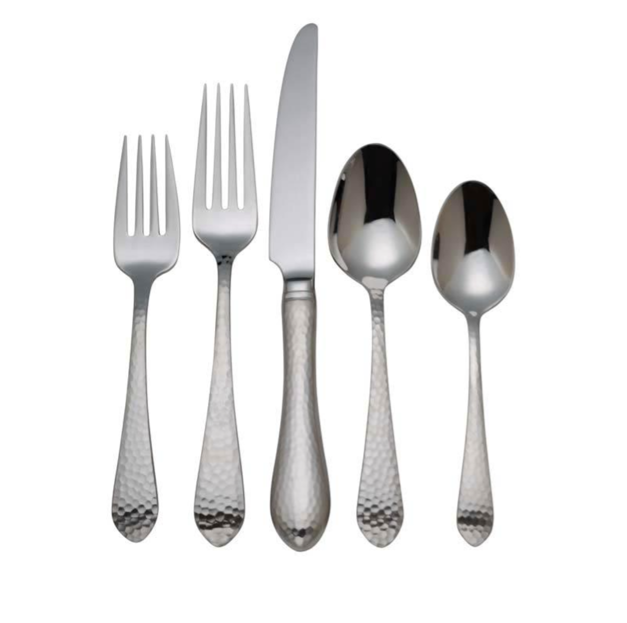 Hammered Antique 5-Piece Place Setting