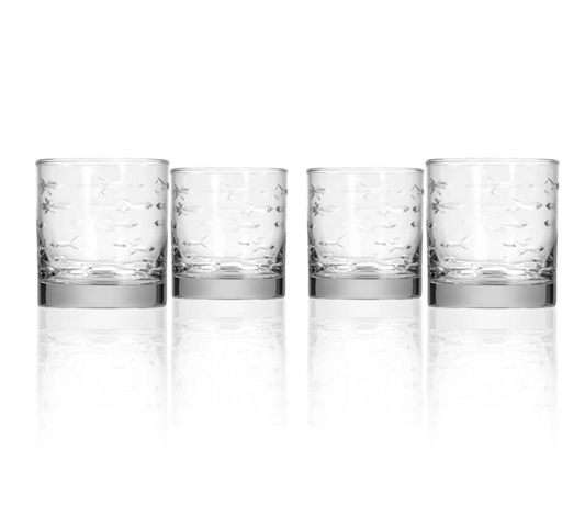 School of Fish 10oz Rocks