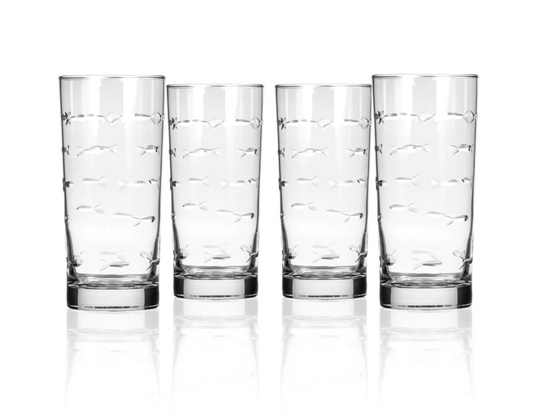 School of Fish Highball Set